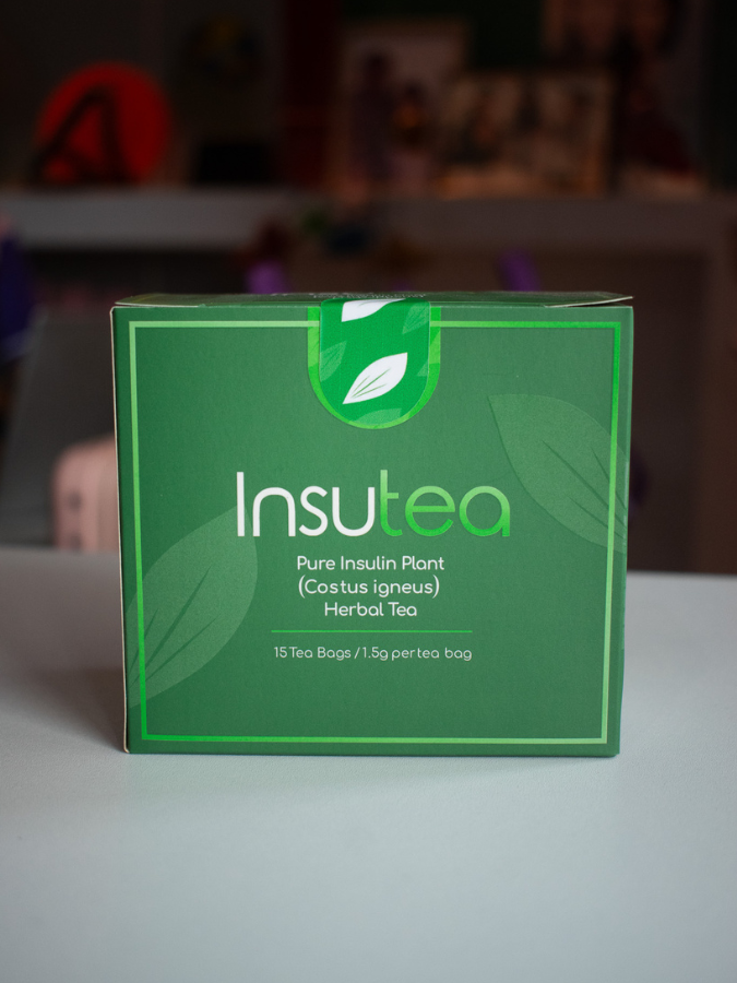 Pure Insulin Plant (Costus Igneus) Herbal Tea