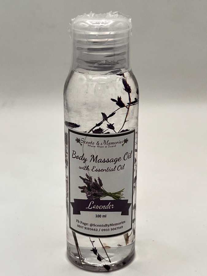 Scent & Memories Body Massage Oil with Essential Oil -Lavender